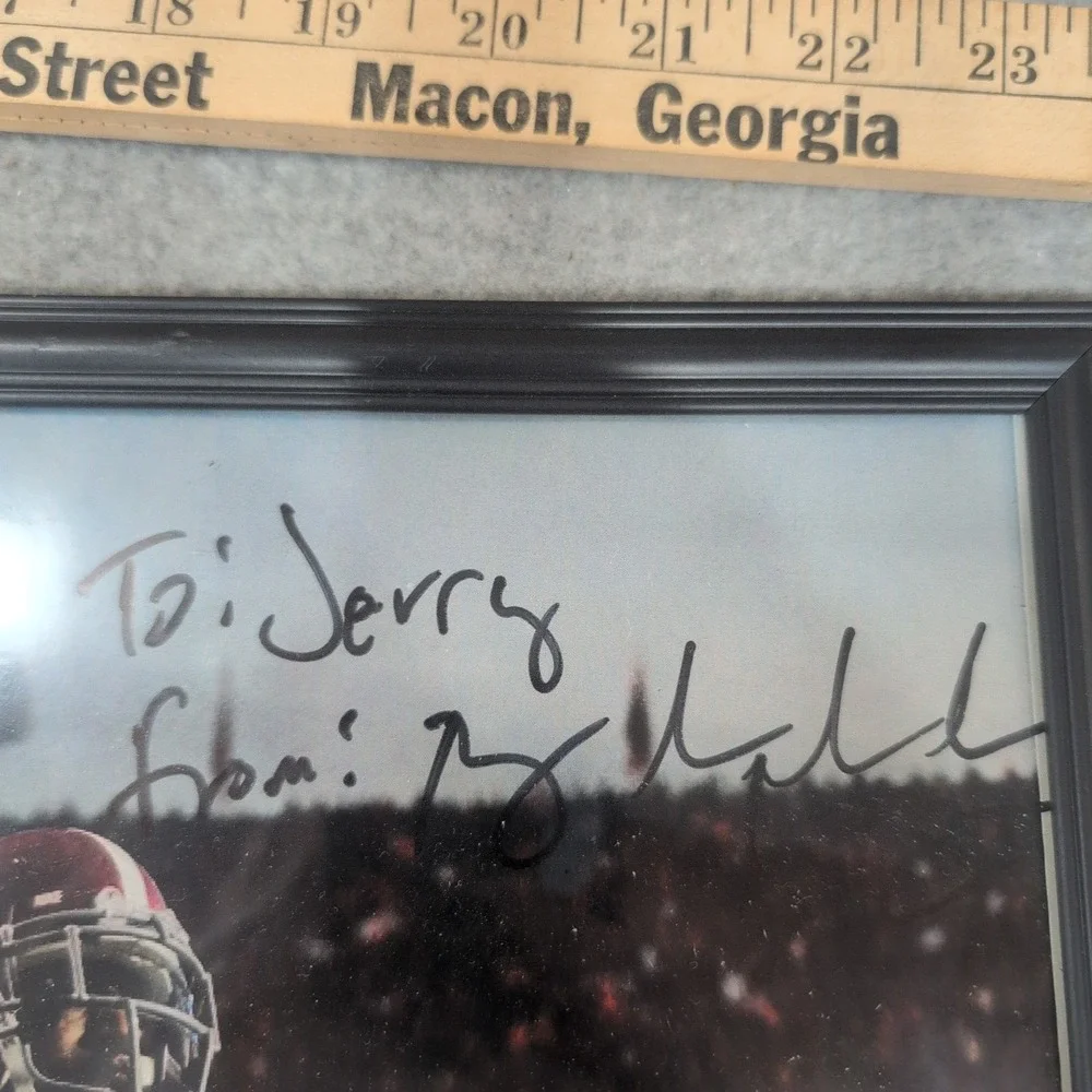 Roy Upchurch Alabama Crimson Tide Signed 2009 Iron Bowl Framed Photo Autograph - Picture 3 of 4